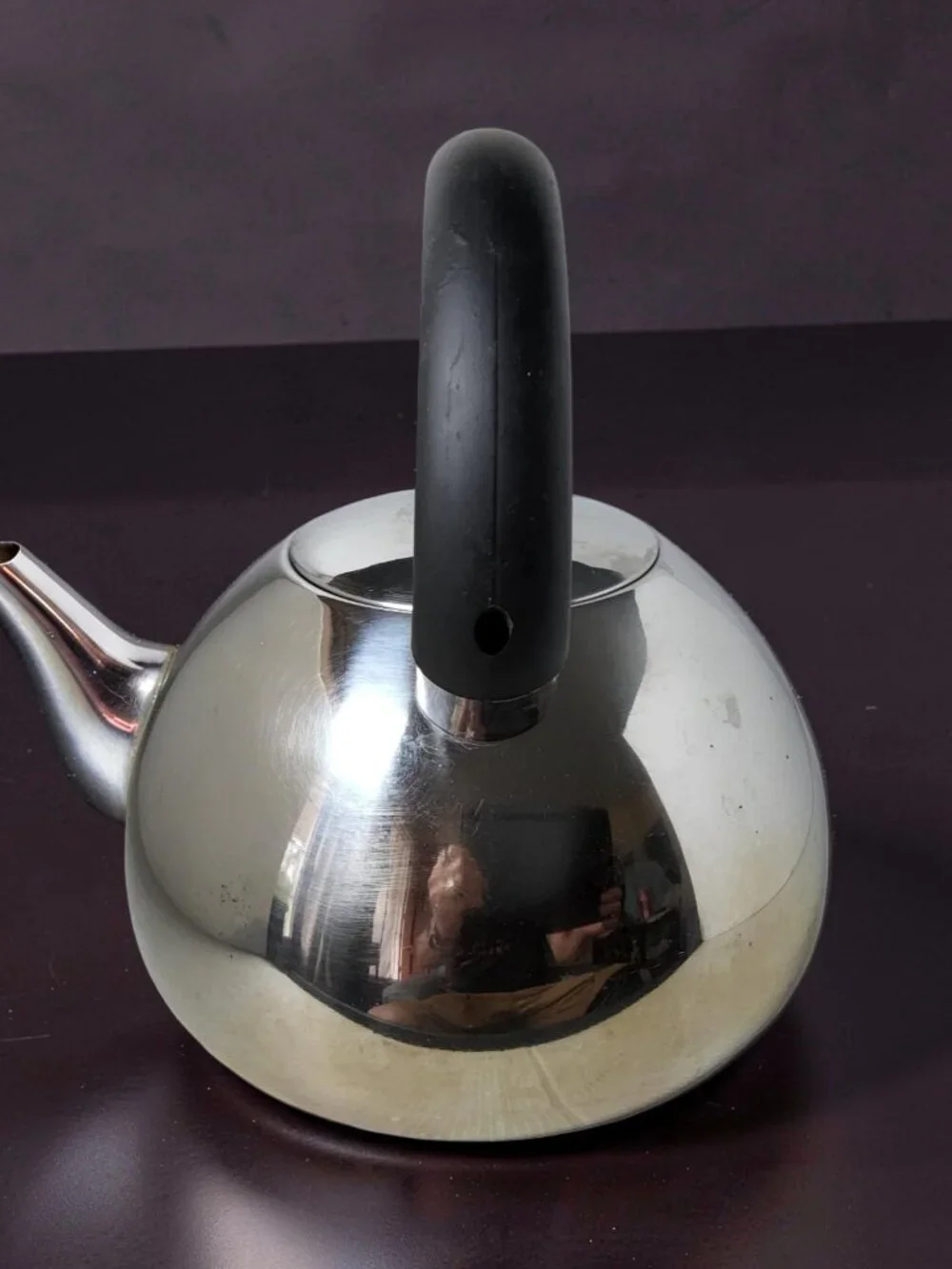 Vintage 18/10 Stainless High Quality Hamilton Beach Tea Pot